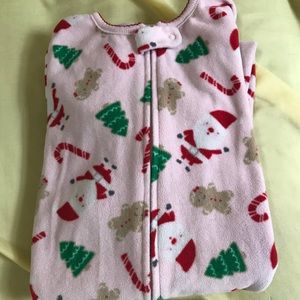 Toddler Girl Christmas Pink Pajamas